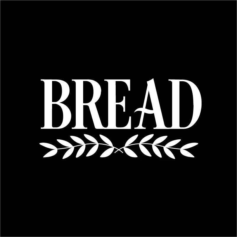 Farmhouse Bread Box Sticker | Kitchen Pantry Label Decal