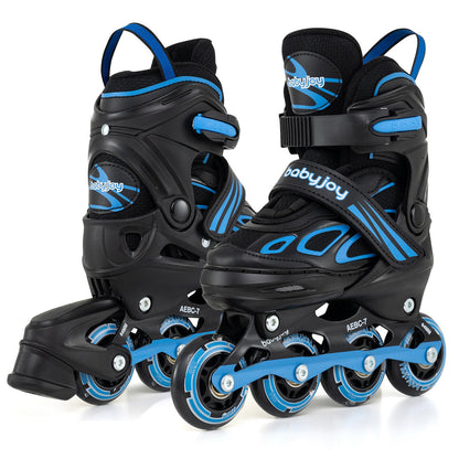 Adjustable Kids' Incline Skates 4 Sizes Adjustable Blade Roller