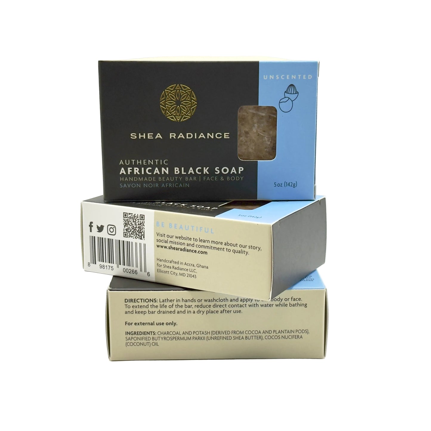 African Black Soap Bar