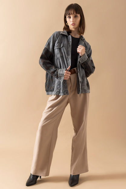Mylee Collins Patchwork Shacket
