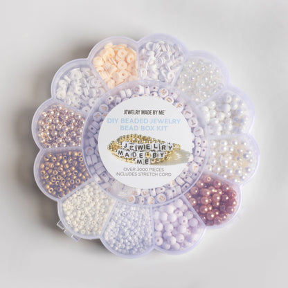 Golden Hour Soft Neutrals DIY Letter Bead Box Kit