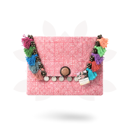Boho-chic Batik Clutch Bag - Thailand