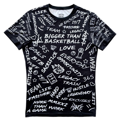 Emotions - Performance Compression T-Shirt - Black