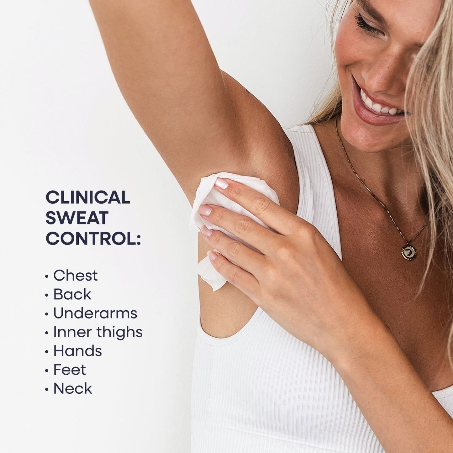 Whole Body Antiperspirant Wipes