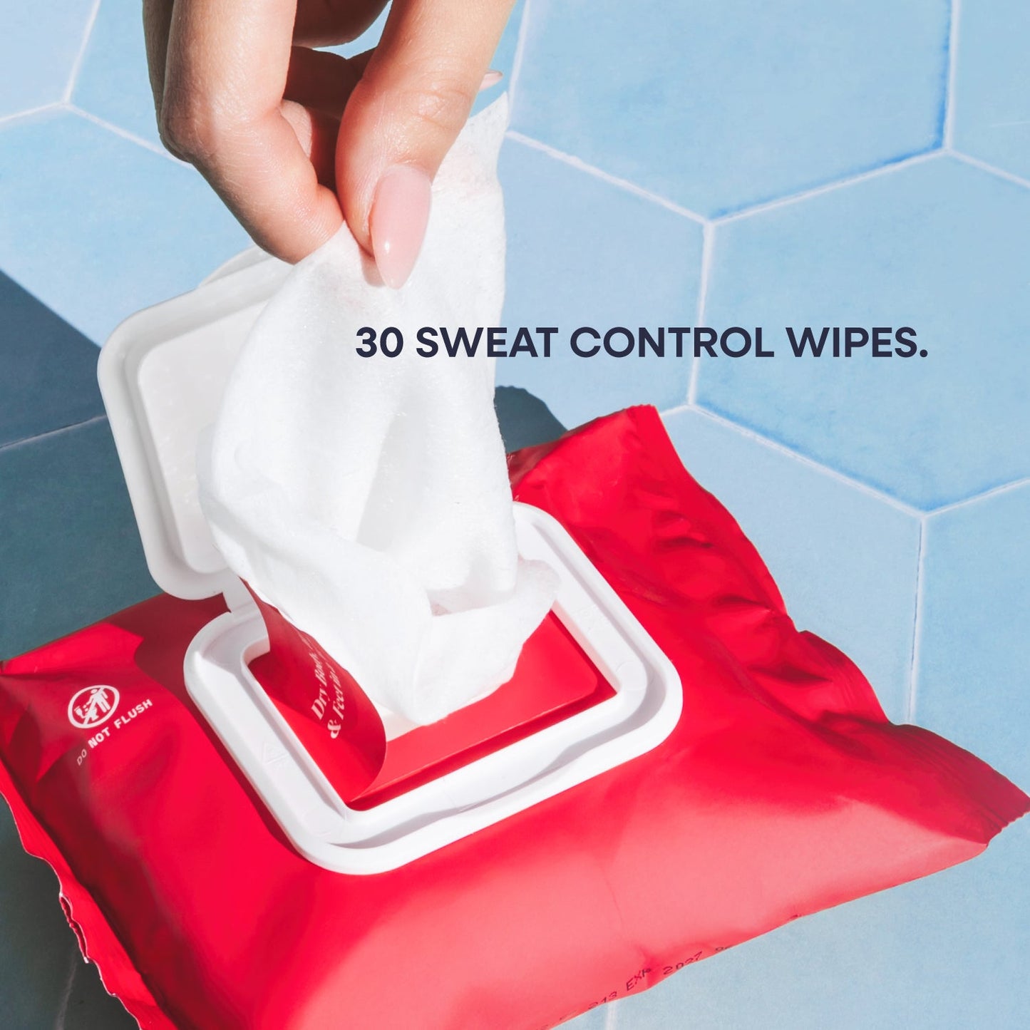 Whole Body Antiperspirant Wipes