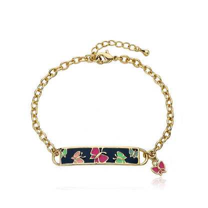 Large Butterfly ID Bracelet