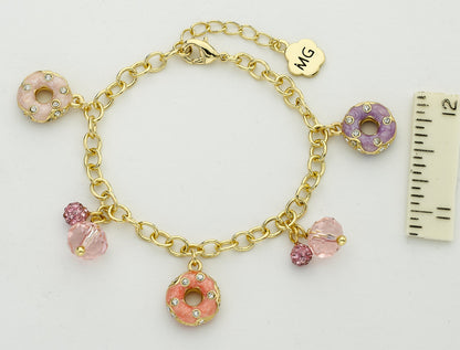 Donut Charm Bracelet