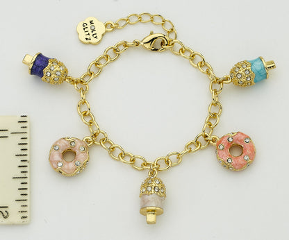 Donut & Popsicle Charm Bracelet