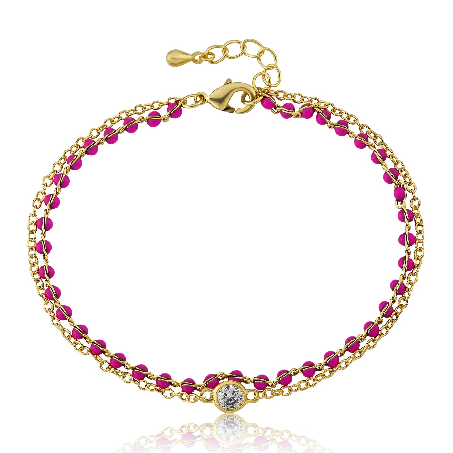 Double Strand Beaded Bracelet