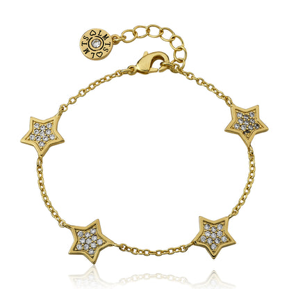 CZ Filled Stars Bracelet