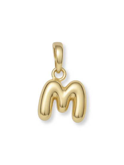 Bubble Initial Clip Charm