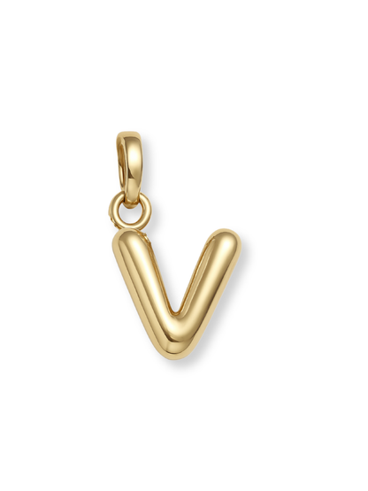 Bubble Initial Clip Charm