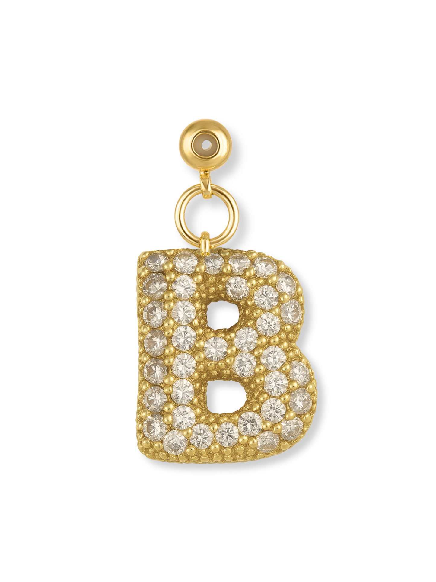 Bubble Letter Grip Charm