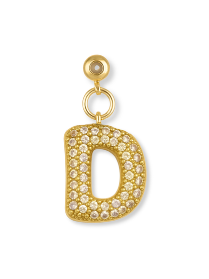 Bubble Letter Grip Charm