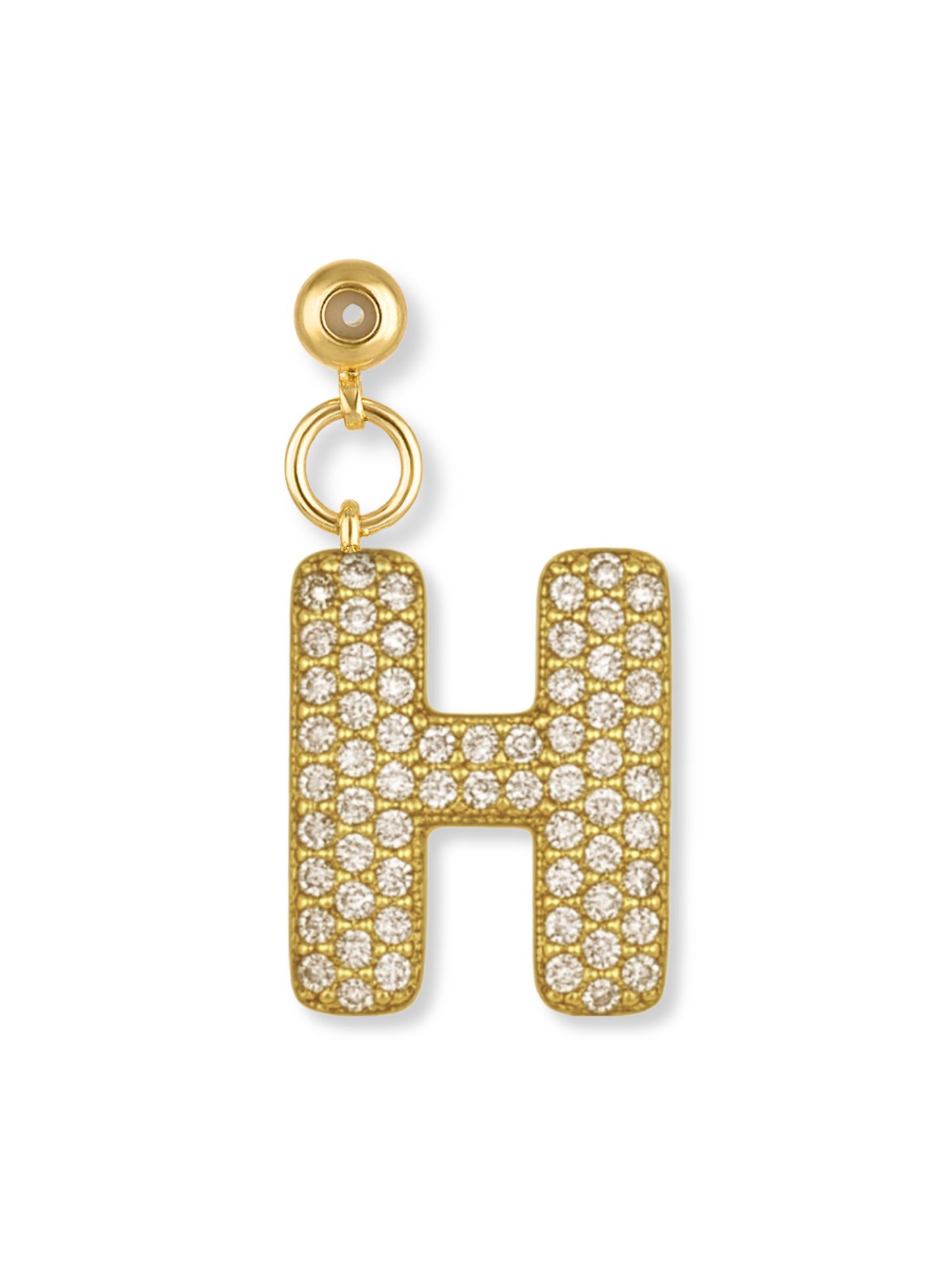 Bubble Letter Grip Charm