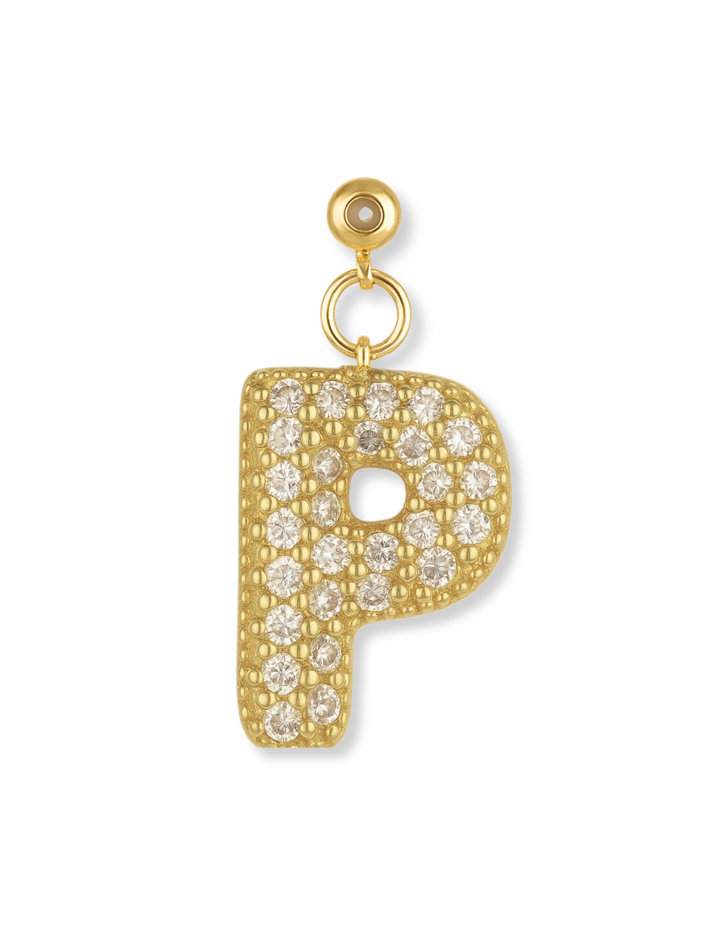 Bubble Letter Grip Charm