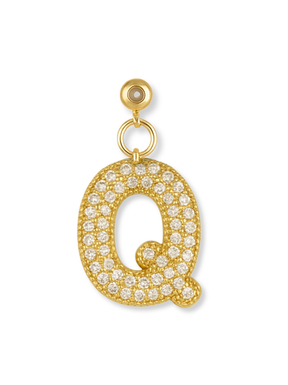 Bubble Letter Grip Charm