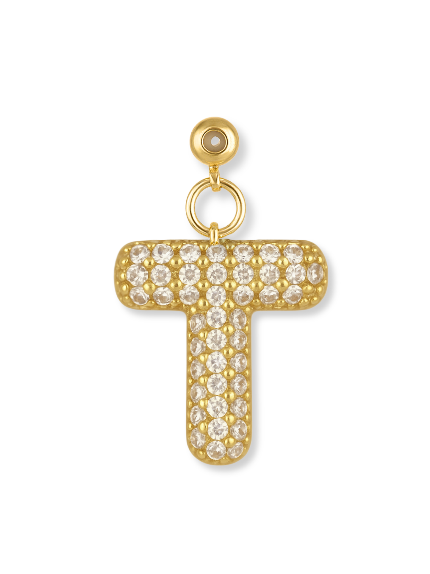 Bubble Letter Grip Charm
