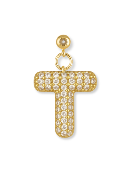 Bubble Letter Grip Charm