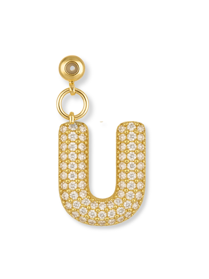 Bubble Letter Grip Charm