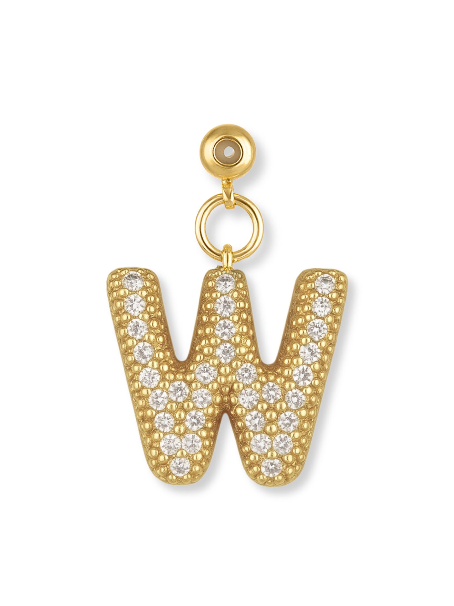 Bubble Letter Grip Charm