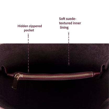 Azura Women’s Leather Shoulder Bag – Genuine Leather Handbag for Everyday Elegance | Minimal & Handcrafted