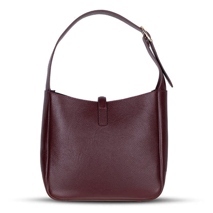 Azura Women’s Leather Shoulder Bag – Genuine Leather Handbag for Everyday Elegance | Minimal & Handcrafted