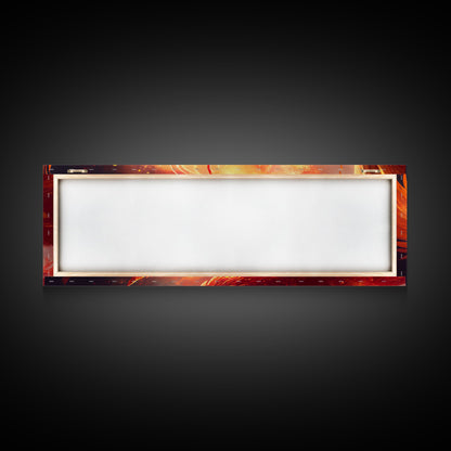 Panoramic Phoenix Canvas Print Of "Rebirth" - Rebirth Art - Framed Canvas Art - Framed Wall Art - Incredibly Beautiful Phoenix Decor