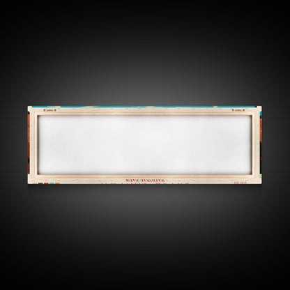 Bryce Canyon National Park, Panoramic Utah Travel Art, National Park Print, Minimalist Travel Art, Midcentury Modern Style Landscape