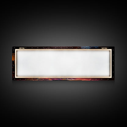 Limited Edition Graffiti Covered Piano Street Art Framed Canvas Print, Premium Graffiti Street Art Wall Decor, Extra Large Wall Art