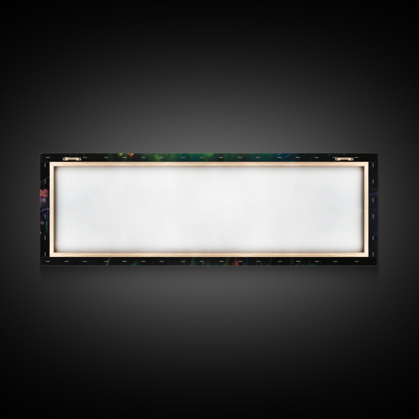 Panoramic Extra Wide Butterfly Wall Art Canvas Print, Framed Wall Art, Girl's Room Decor, Kid Room Art, Christmas Gift