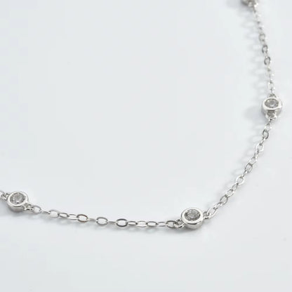 Cosmic Halo Bezel Classic Cubic Zirconia Bracelet