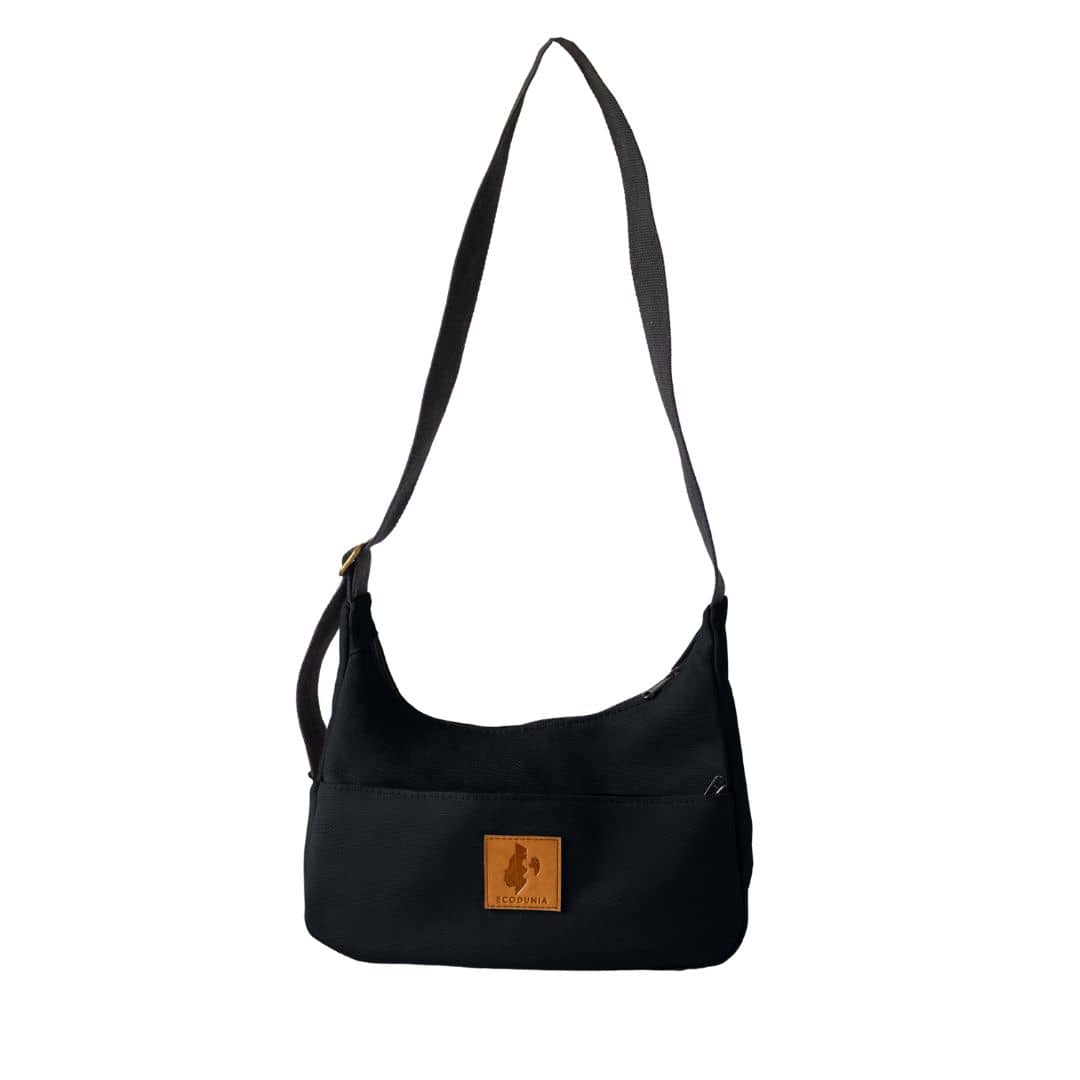 Crossbody Crescent Bag - Canvas Shoulder Bag for Women
