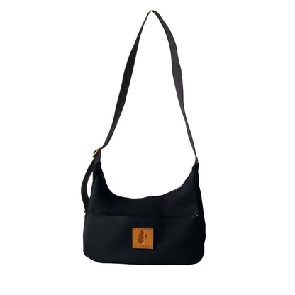 Crossbody Crescent Bag - Canvas Shoulder Bag for Women