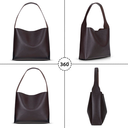 Stella Leather Women’s Tote Bag – Genuine Leather Shoulder Bag for Everyday Elegance | Minimal & Handcrafted