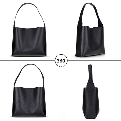 Stella Leather Women’s Tote Bag – Genuine Leather Shoulder Bag for Everyday Elegance | Minimal & Handcrafted