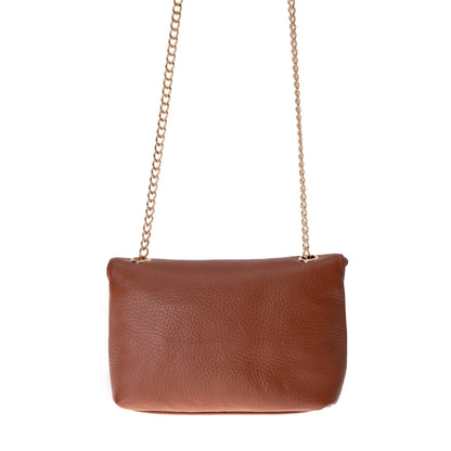Carrera Lunera Women’s Leather Bag – Floater Leather Women’s Shoulder & Crossbody Bag with Chain Strap for Everyday Elegance | Minimal & Handcrafted