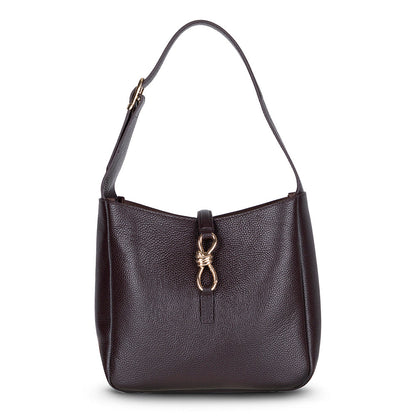 Azura Women’s Leather Shoulder Bag – Genuine Leather Handbag for Everyday Elegance | Minimal & Handcrafted