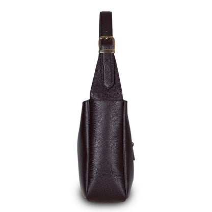 Azura Women’s Leather Shoulder Bag – Genuine Leather Handbag for Everyday Elegance | Minimal & Handcrafted