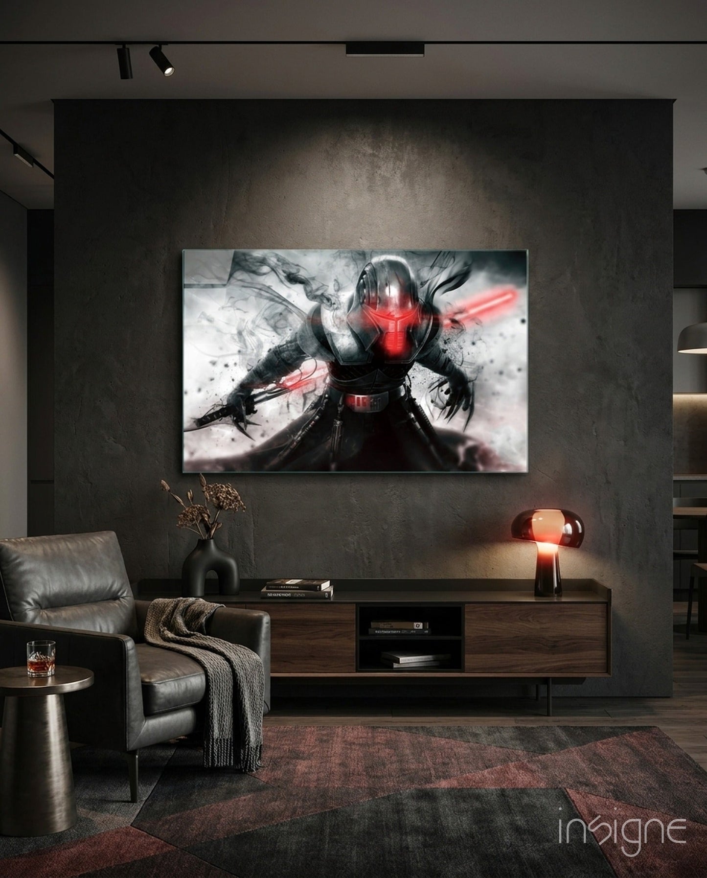 Lord Starkiller Glass Wall Art