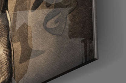 Bruce Lee Glass Wall Art