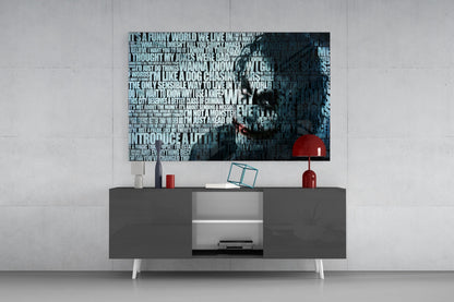 Joker Glass Wall Art