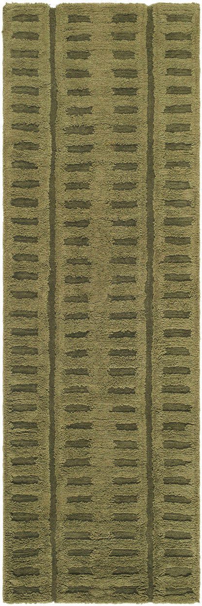 Washable Wool Rug - Green - Clearance