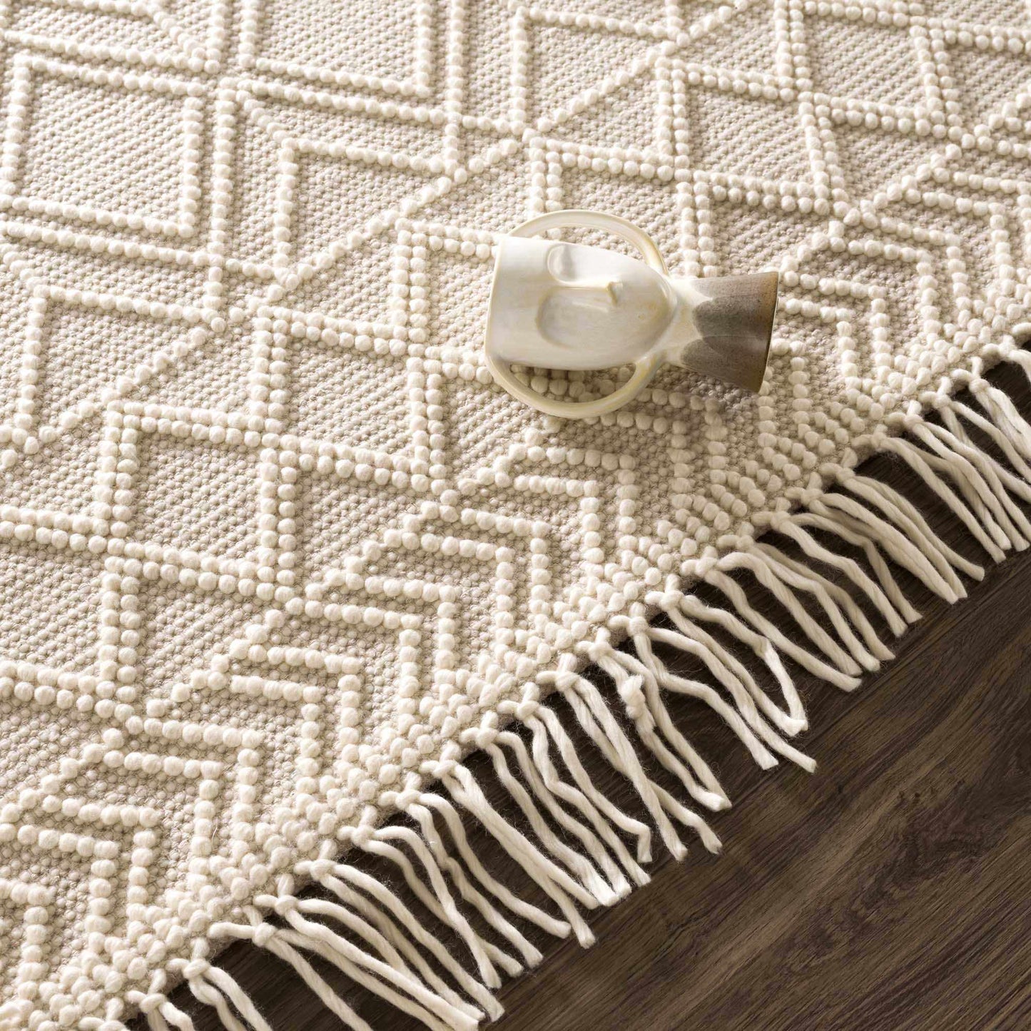Ramsbury Beige Area Rug