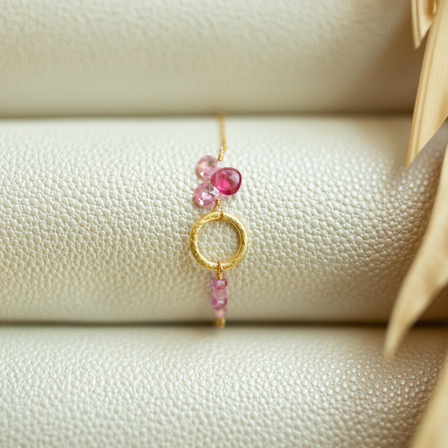 Pink Tourmaline Solara Bracelet
