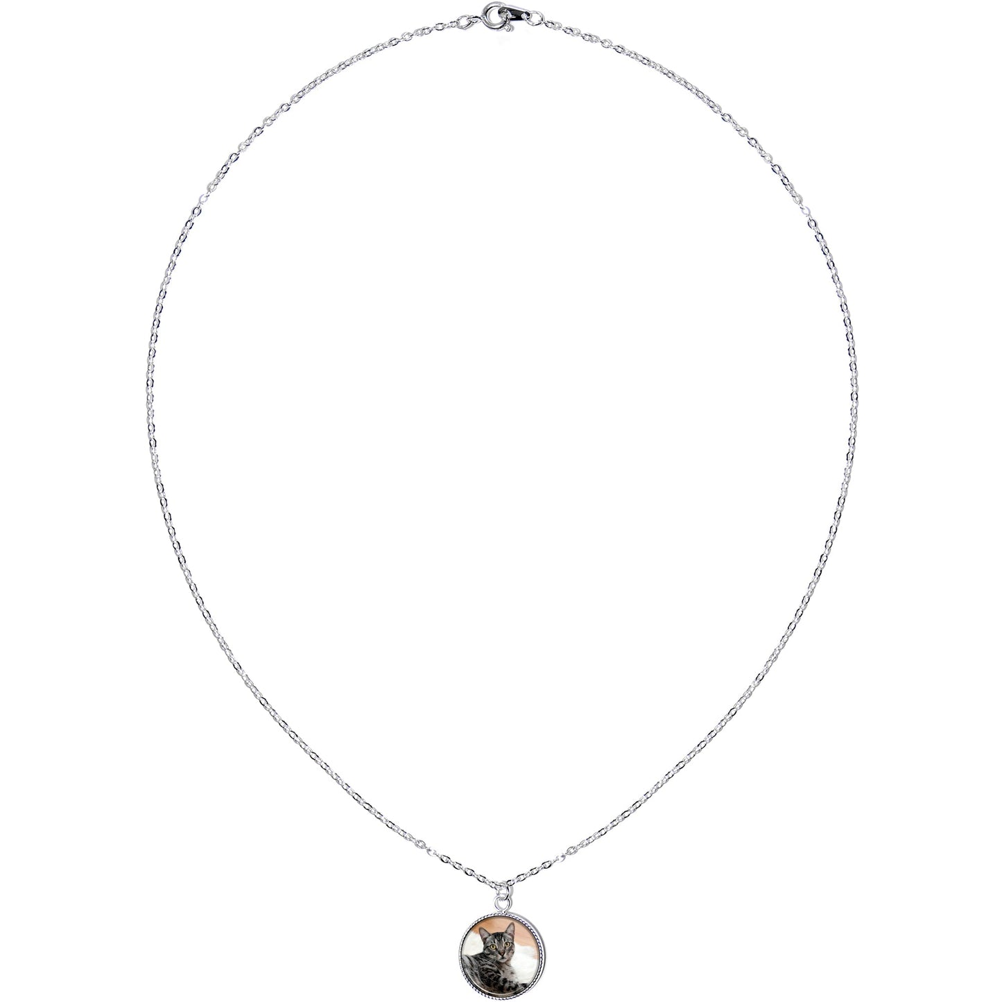 Custom Full Color Photo Pendant Necklace