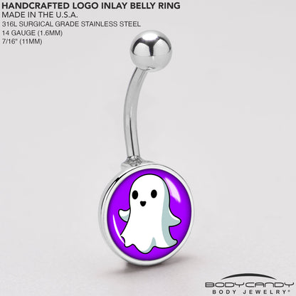 Ghost Belly Ring by Onyx O