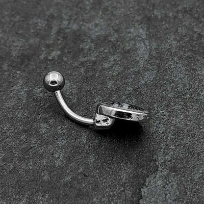 Glow in the Dark Tree of Life Belly Ring by Onyx O
