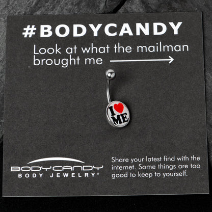 I Love Me Belly Ring by Onyx O