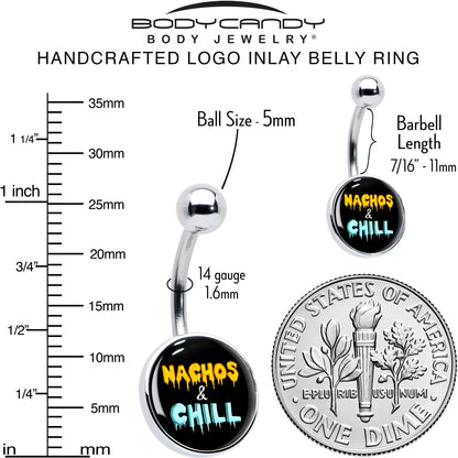 Nachos and Chill Belly Ring by Onyx O